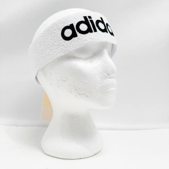 GUCCI X ADIDAS COTTON SPONGE HEADBAND IN WHITE - Picture 3 of 16
